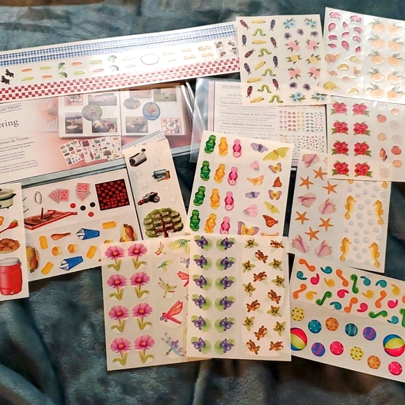 Creative Memories Summer Bundle Gathering Sun & Fun Sprinkle Stickers Scrapbook - Picture 1 of 8